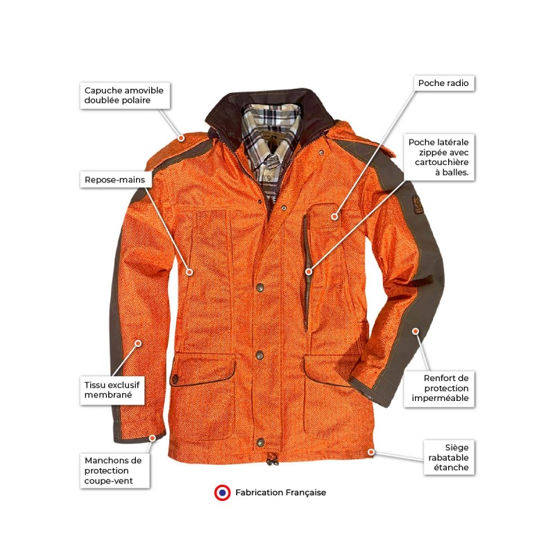 DEREK - Veste de chasse Homme