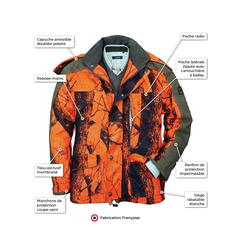 DEREK - Veste de chasse Homme