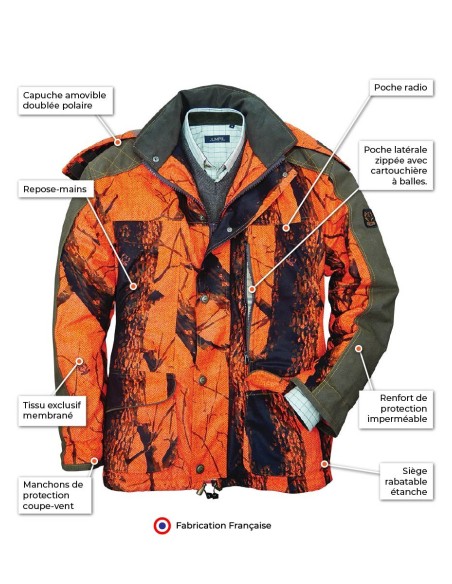 Veste DEREK Orange-CH285